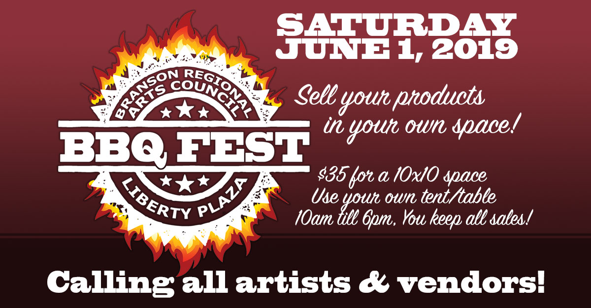 Call For Artists And Vendors For First Annual BRAC BBQ Festival – Branson  Regional Arts Council