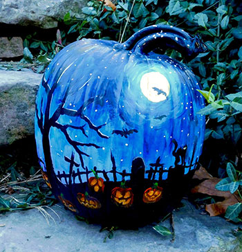 Incredible Pumpkin Painting Video with Jessica Lowe Branson